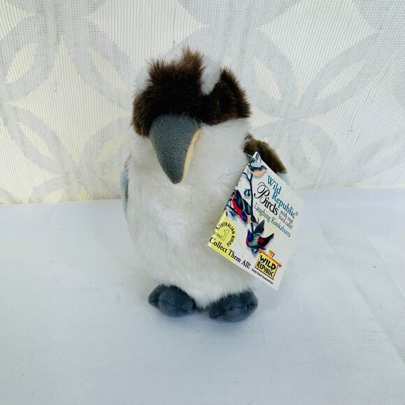 Wild Republic Laughing Kookaburra Bird Stuffed Animal 6" Plush w/tags - Picture 7 of 7